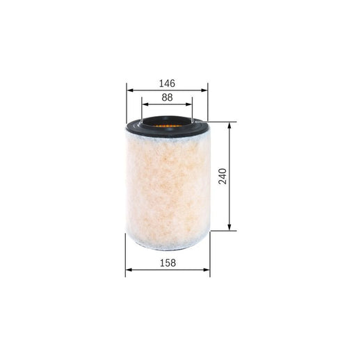 Bosch Engine Air Filter F 026 400 298