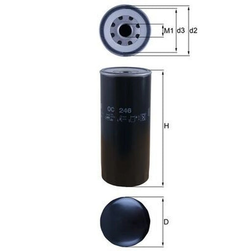 Mahle Engine Oil Filter OC 246
