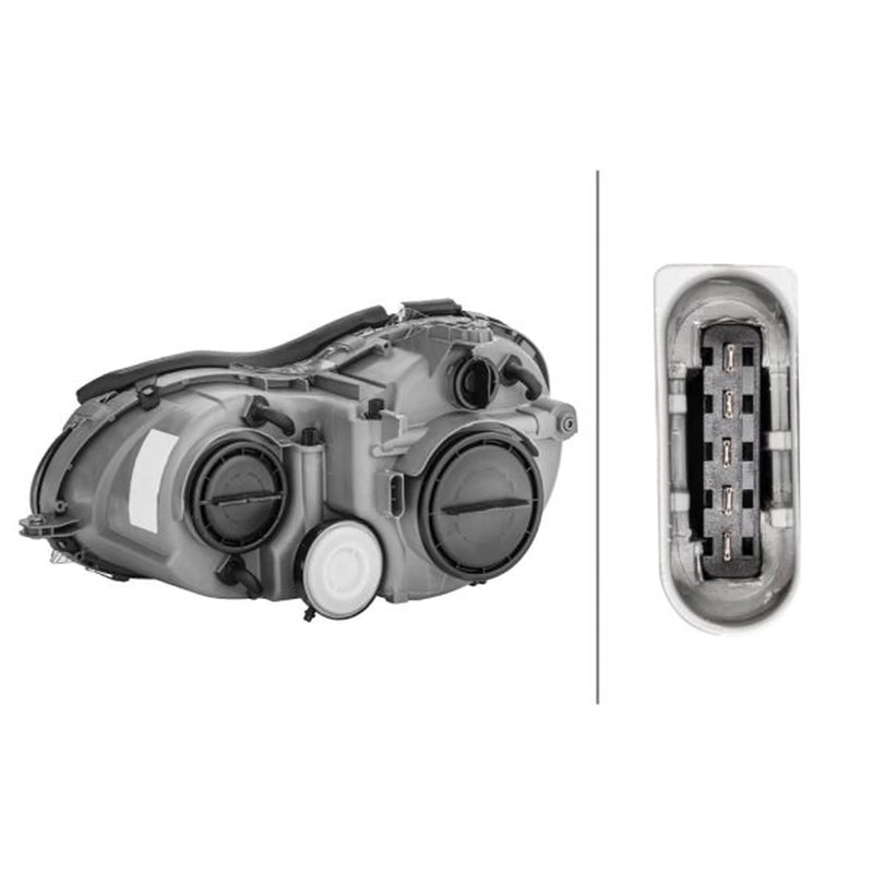 Hella Headlight Headlamp W5W Right 1DB 007 988-201