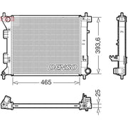 Denso Engine Radiator DRM43016