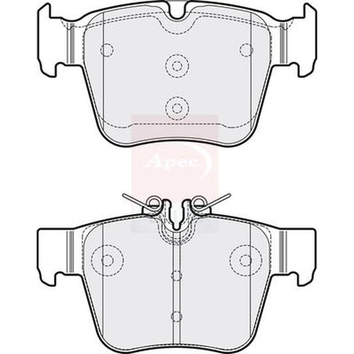 Apec Rear Brake Pad Set PD3789
