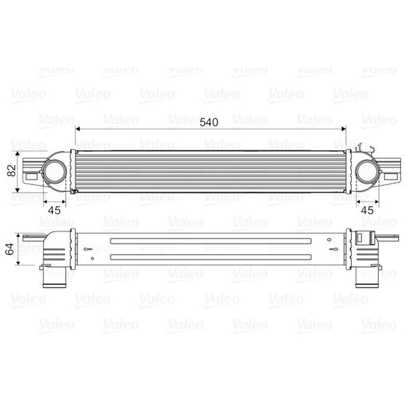 Valeo Intercooler (Charge Air Cooler) 818545