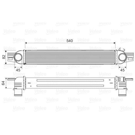 Valeo Intercooler (Charge Air Cooler) 818545