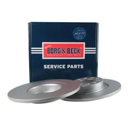 Borg & Beck 2 x Solid Rear Brake Discs BBD5676-x2