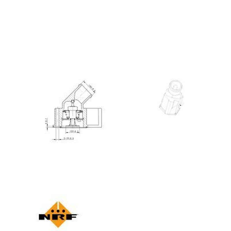 NRF Thermostat,Coolant 725115