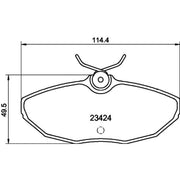 Mintex Rear Brake Pad Set MDB1983