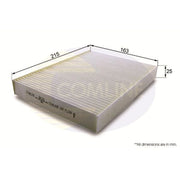 Comline Cabin Air Filter (Pollen Filter) EKF102