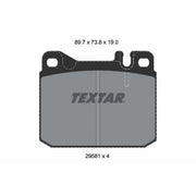 Textar Front Brake Pad Set 2958105