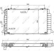 NRF Engine Radiator 50527