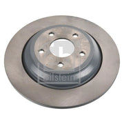 Febi 2 x Solid Rear Brake Discs 171445-x2