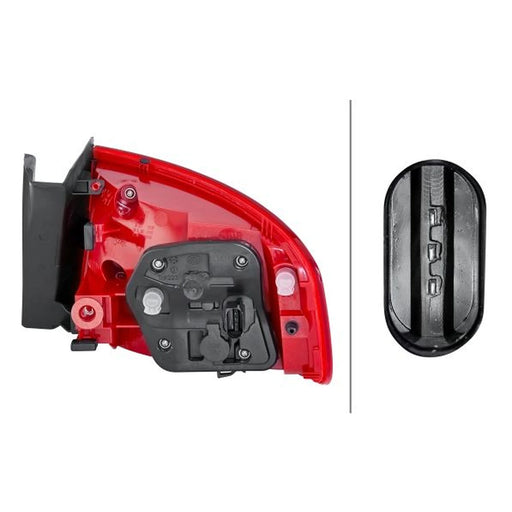 Hella Tail Light / Lamp P21W Left 2VA 010 085-091