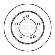 Borg & Beck 2 x Solid Front Brake Discs BBD5028-x2