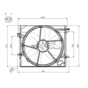 NRF Engine Cooling Fan 47897