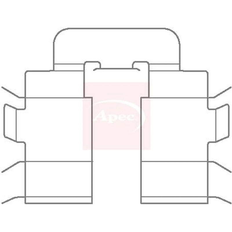 Apec Brake Pad Accessory Fitting Kit Rear KIT1147