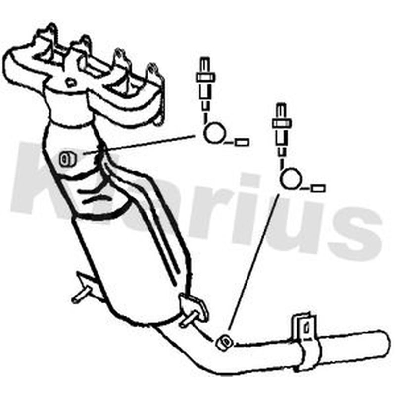 Klarius Catalyst Type Approved With Pipe Front 321774