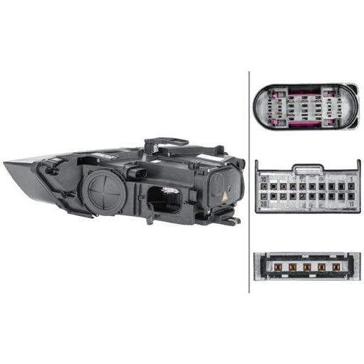 Hella Headlight Headlamp LED Right 1LL 354 840-041