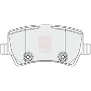 Apec Rear Brake Pad Set PD3353