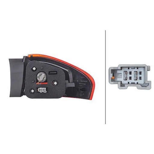 Hella Tail Light / Lamp PY21W Left 9EL 354 997-051