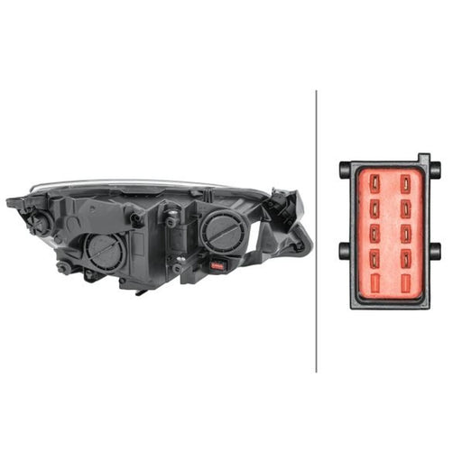 Hella Headlight Headlamp W21/5W Left 1EG 010 011-611