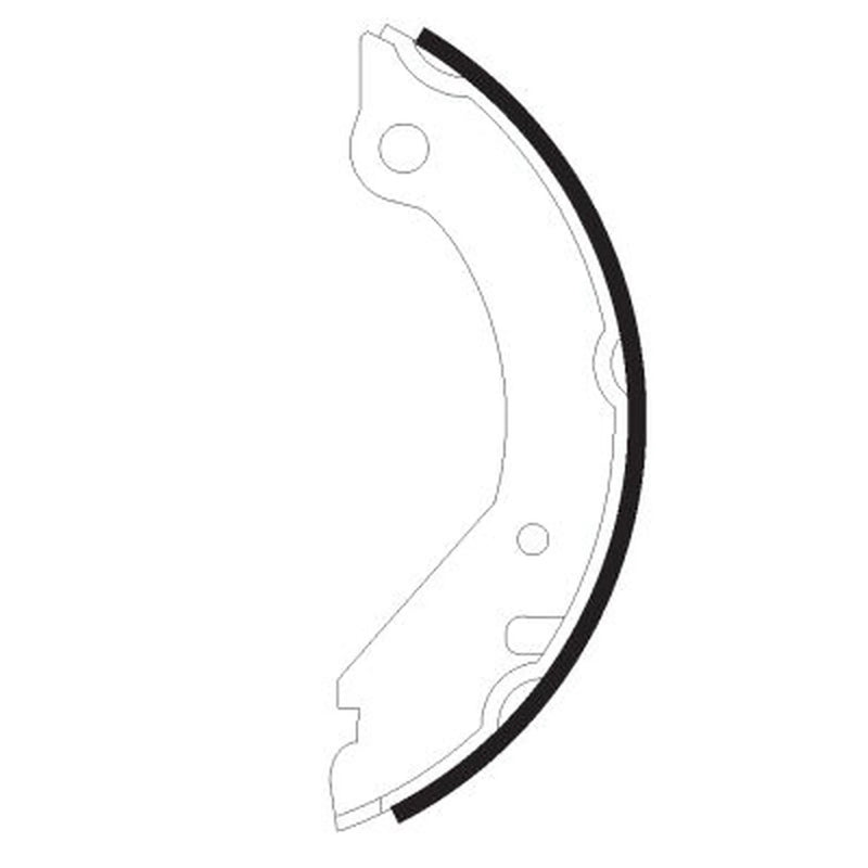Textar Parking Brake Shoe Set 91017200