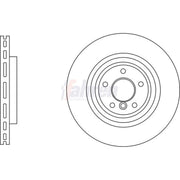 Fahren Front Vented & Rear Vented Brake Discs & Pads fits Jaguar Xe 2017 on 2.0
