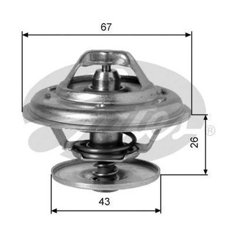 Gates Thermostat,Coolant TH01991G1