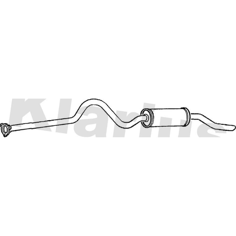 Klarius Box With Tail Pipe Rear LR99C