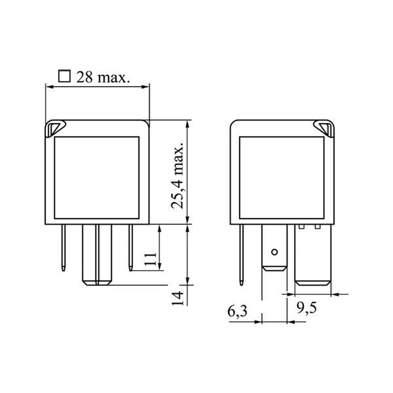 Bosch Main Power Relay 0 986 332 001