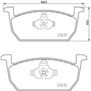 Mintex Front Brake Pad Set MDB3982