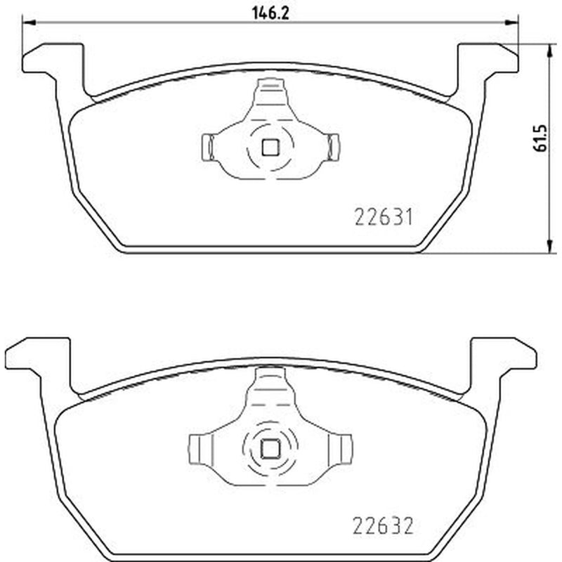 Mintex Front Brake Pad Set MDB3982