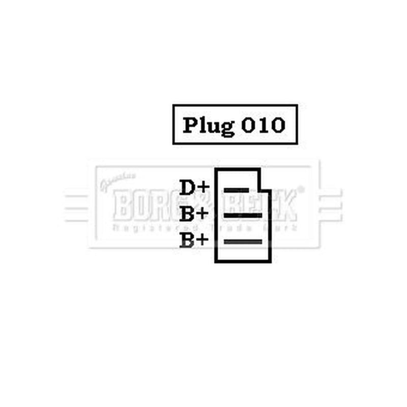 Borg & Beck Car Alternator 12V BBA2213