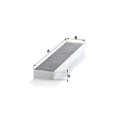 MANN-FILTER Cabin Air Filter (Pollen Filter) Eng.compart. CUK 5141