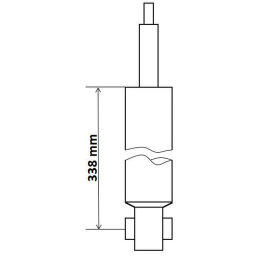 KYB Shock Absorber Damper Strut Rear 344459