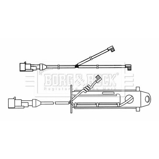 Borg & Beck Brake Pad Wear Sensor Rear BWL33096