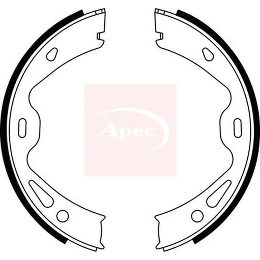 Apec Parking Brake Shoe Set SHU842
