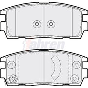 Fahren Rear Brake Pad Set fits Chevrolet Captiva 2006-2011 2.0 2.2 2.4