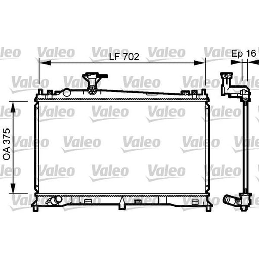 Valeo Engine Radiator 735053