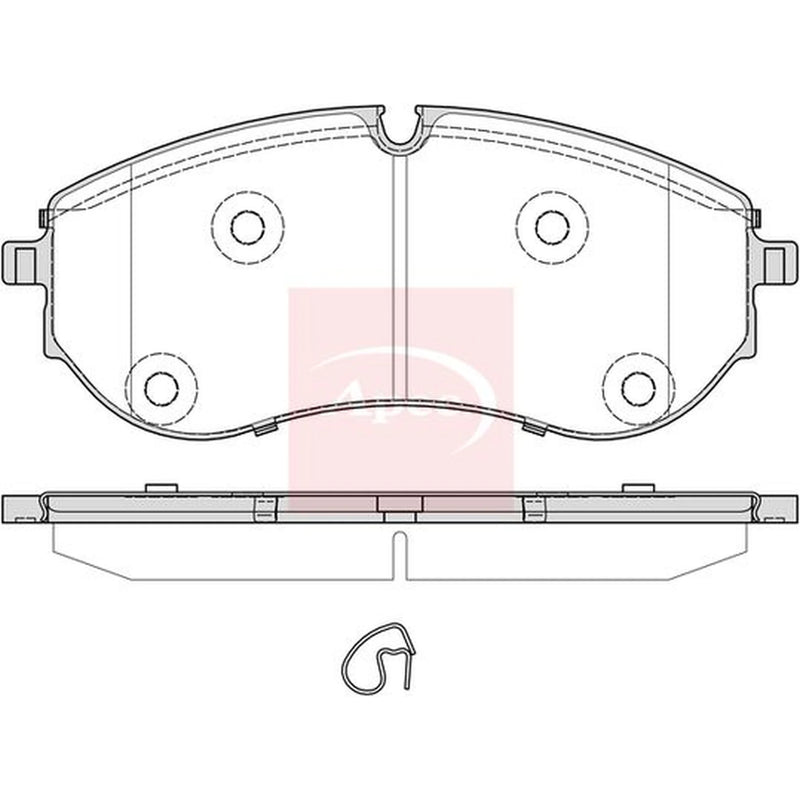 Apec Front Brake Pad Set PAD2388