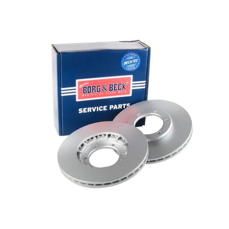 Borg & Beck 2 x Vented Front Brake Discs BBD5029-x2