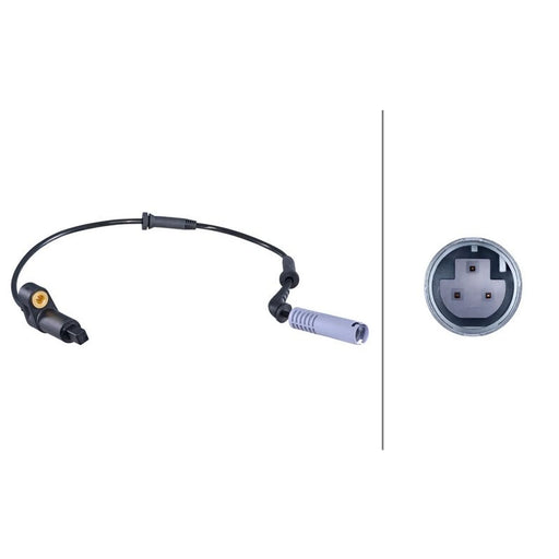 Hella ABS Wheel Speed Sensor Front 6PU 009 106-271