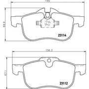 Mintex Mintex Front Brake Disc Kit MDK0185