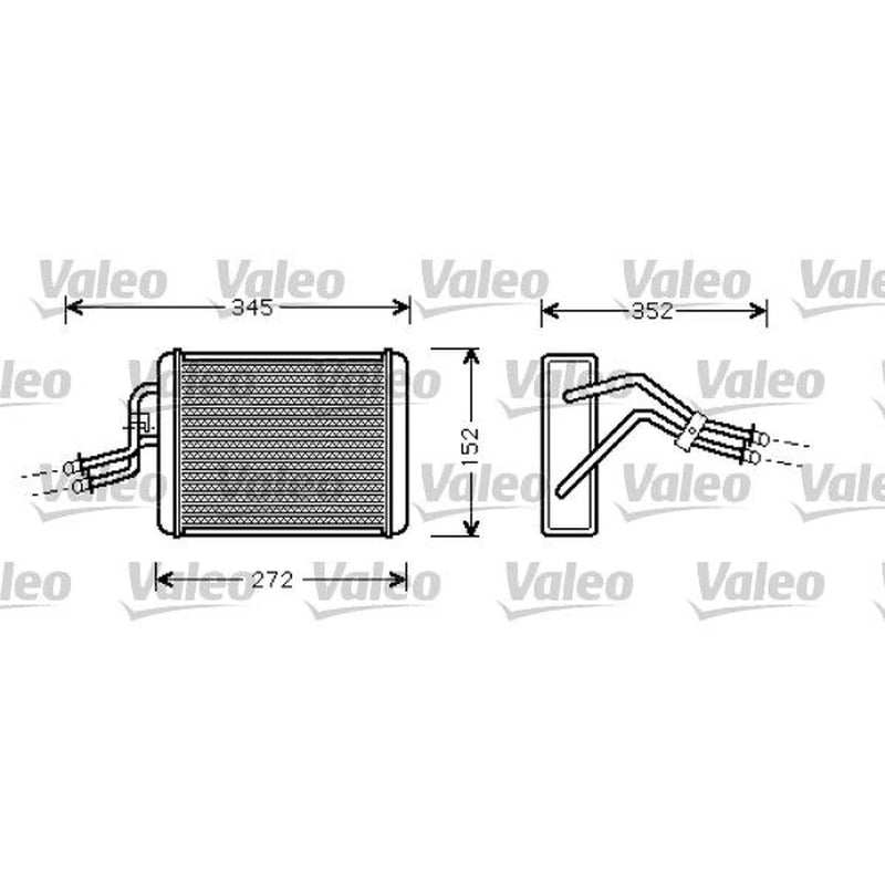 Valeo Heater Matrix Core Heat Exchanger 812364