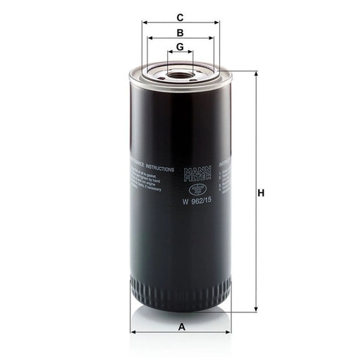MANN-FILTER Automatic Transmission Hydraulic Filter W 962/15