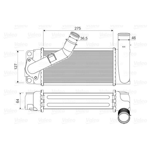 Valeo Intercooler (Charge Air Cooler) 818351