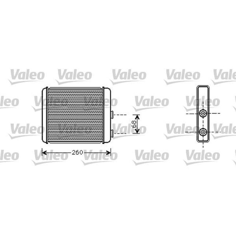 Valeo Heater Matrix Core Heat Exchanger 812285
