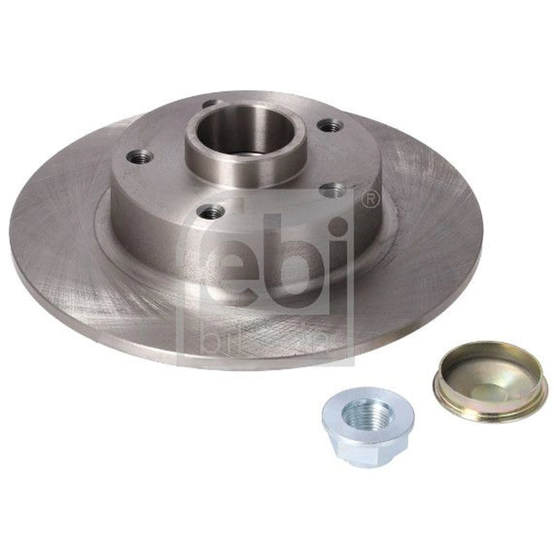 Febi 2 x Solid Rear Brake Discs 38307-x2