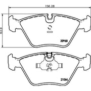 DON Front Brake Pad Set PCP1395