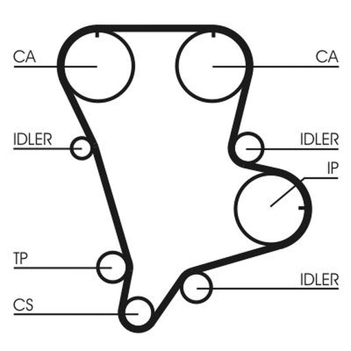Continental CTAM Timing Belt Cambelt 152 Teeth CT994