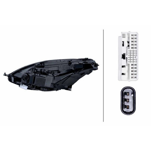 Hella Headlight Headlamp LED Right 1EX 015 319-721