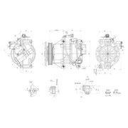 Hella Air Conditioning Compressor 8FK 366 200-751
